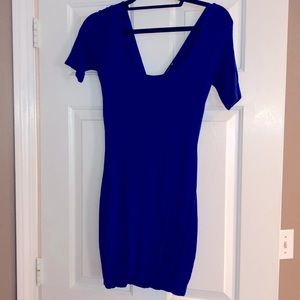 Soprano Blue Bodycon Dress- Medium